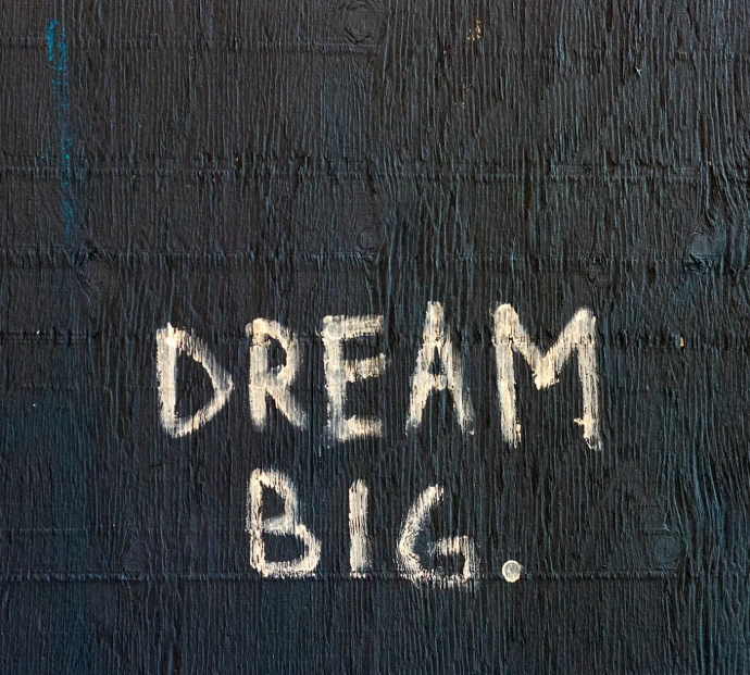 Dream Big text